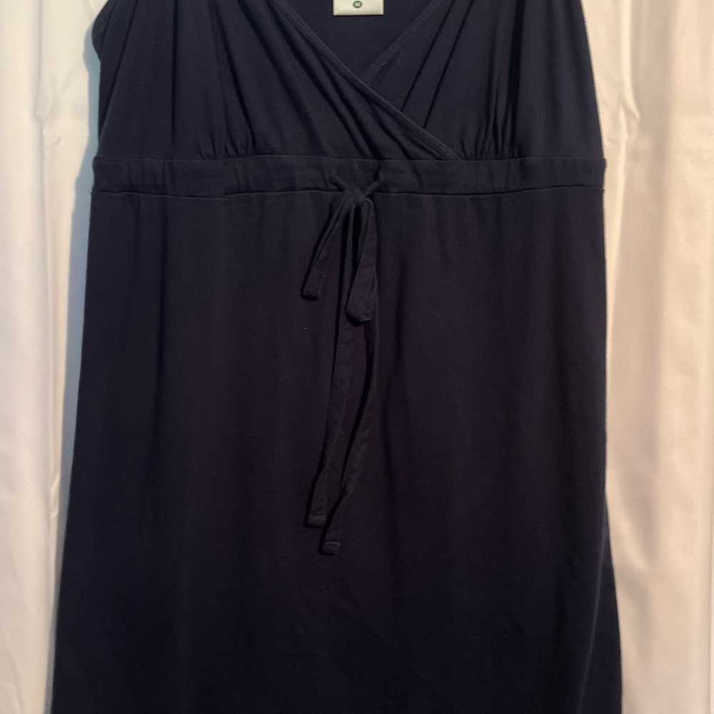 Motherhood Maternity Dark‎ Blue Wrap Dress